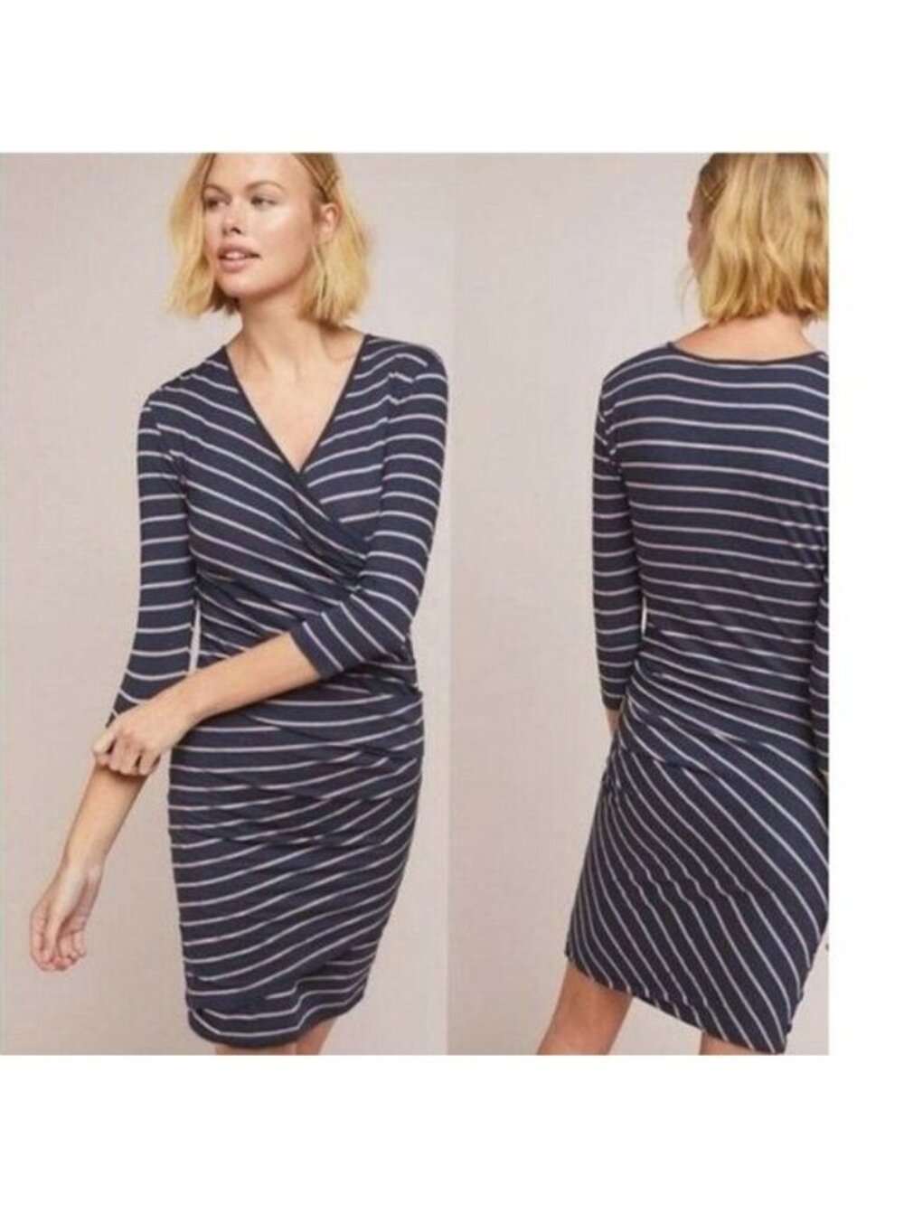 Anthropologie Sundry Fabian Faux Wrap Dress - XS